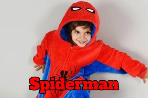 Marvel Spiderman Niños Pijama Pijama Mercancía Oficial Marvel 