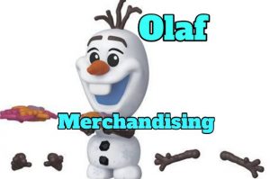 merchandising olaf, regalos productos ropa de olaf