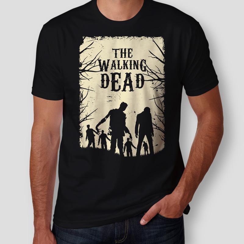 chico con Camisetas The Walking Dead