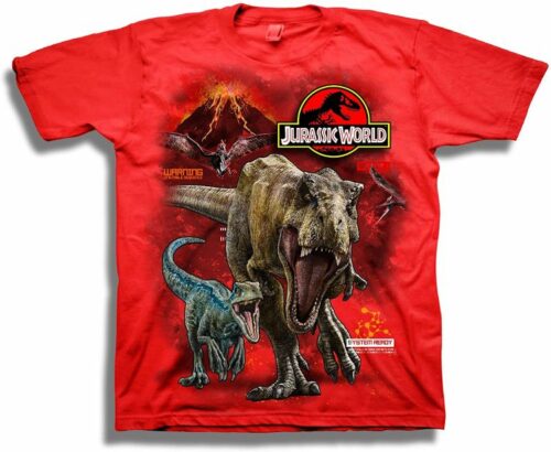 Camiseta Con Estampado De Dinosaurios Para Niños Y Niñas, Camisa Unisex De  Hip Hop Con Estampado De Parque Jurásico Y Mundo, Playera Con Estampado De  
