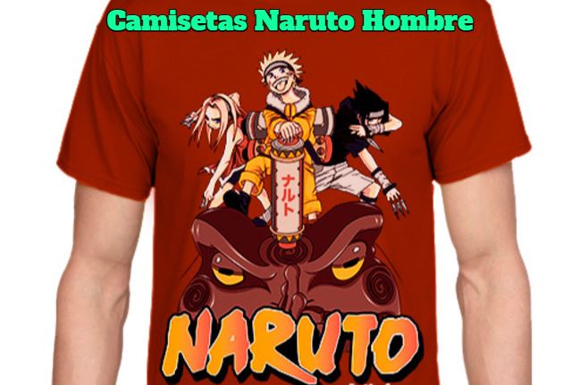 comprar camisetas de Naruto para hombre, mejores camisetas naruto hombre baratas
