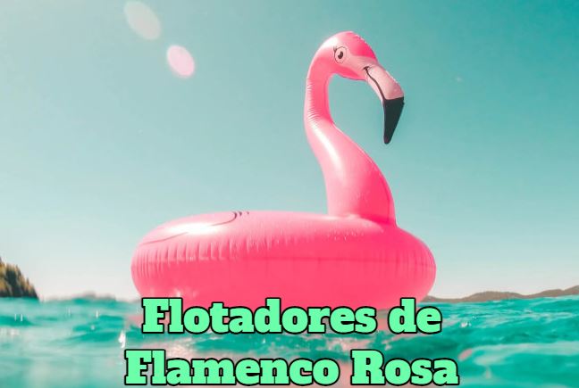 comprar flotadores de flamenco rosa baratos para playa o piscina en verano